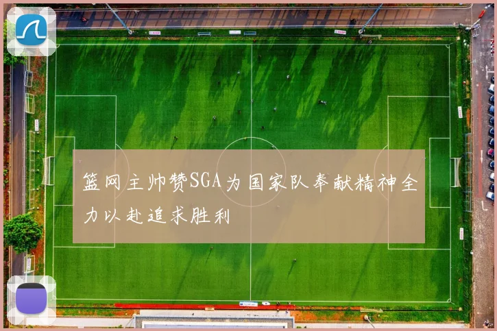 篮网主帅赞SGA为国家队奉献精神全力以赴追求胜利
